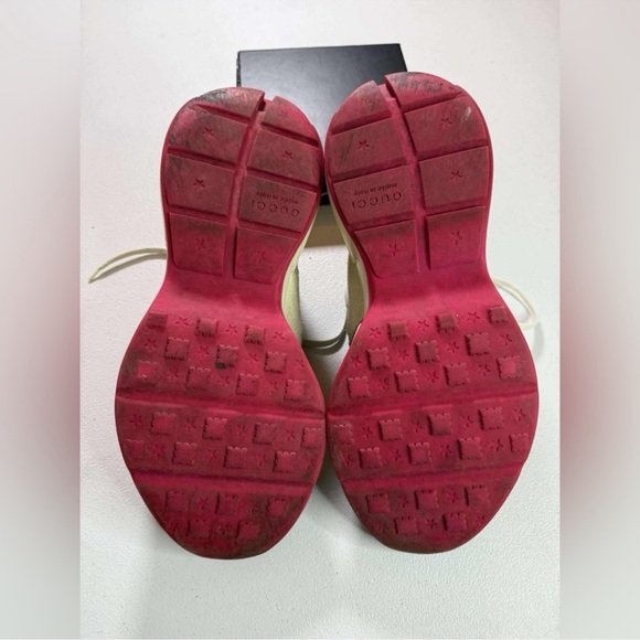 Gucci Rhyton chunky sole sneakers Sz 10 no insoles - Picture 5 of 16